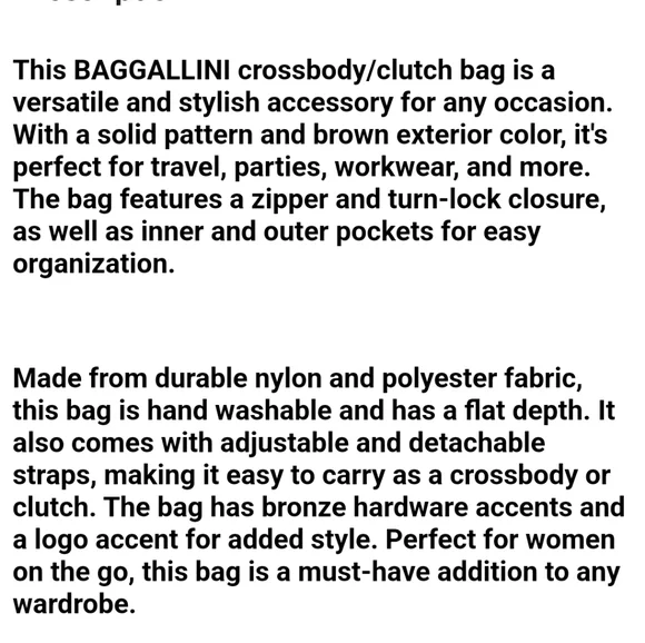Baggallini Crossbody Purse - Picture 5 of 7